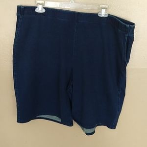 PureJill Indigo by J.jill Faux Denim Shorts